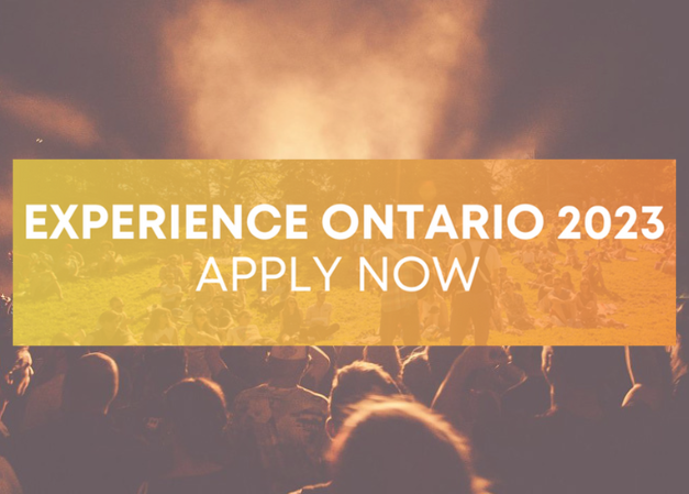 Experience Ontario 2023 Applications Now Open!
